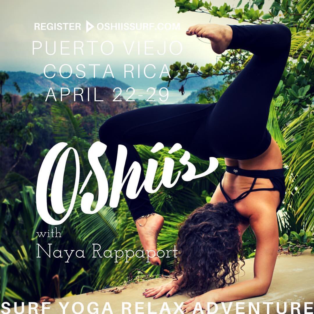 OshiisSurf's tweet photo. We are excited to officially announce our next trip dates with the incredibly talented, creative and flexible Naya, @nayitavp. https://t.co/QW4W2YElP9