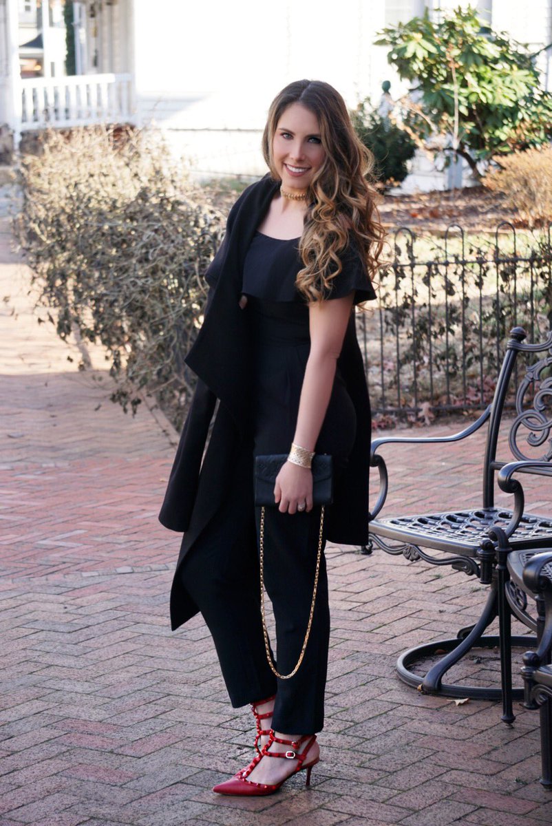 Alyssaarraya's tweet photo. I'm obsessed with this @ElizaJNY Jumpsuit! Details on https://t.co/V2DA8TONBM #fashionblogger #fashion #modishmuse #Nordstrom #valentino https://t.co/5RE8i1XOAN