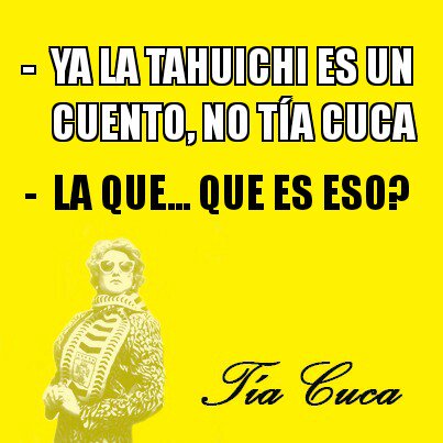 cuca_tia's tweet photo. Mi vieja Tahuichi ya no es lo que era, ya no es lo que era, ya no es lo que era!

#Cuca_Tía #KukitaLaPeligrosa https://t.co/H2saItjHgc