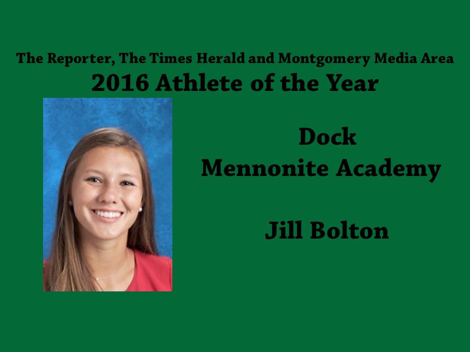 DockMennonite's tweet photo. New Story: Jill Bolton-2016 The Reporter, The Times Herald and Montgomery Media Area Athlete https://t.co/cPtmZ0ocUl https://t.co/7NuOWi9Hcc