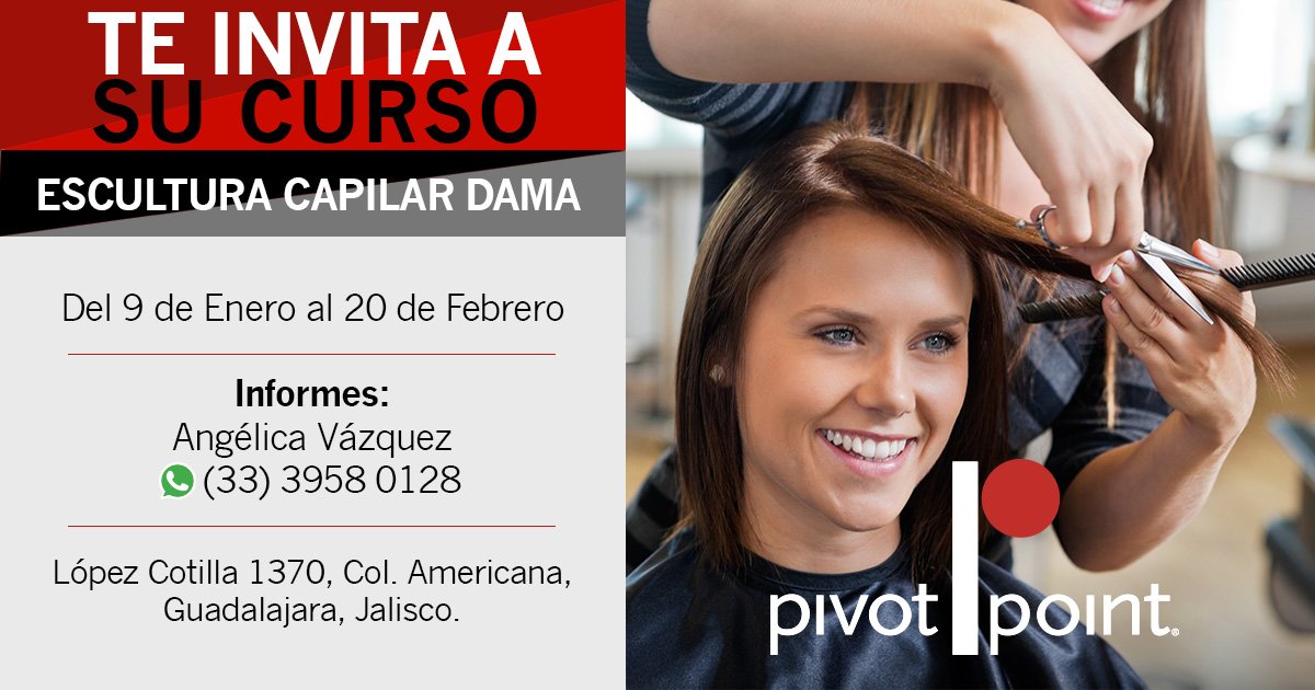 PivotPointMX's tweet photo. ➡¿Te atreves a convertirte en un Diseñador Pívot Point?
📱📞 ¡Llámanos y aparta tu lugar! Angelica Vázquez (33) 39 58 01 28 #PivotPointGDL⚫🔴 https://t.co/bmkLntq6t8