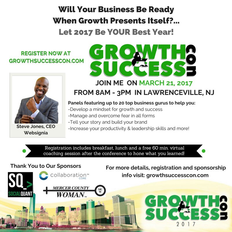 shakirabrown's tweet photo. @websignia CEO Steve Jones  is speaking at #GrowCon17 in #NJ- will you be there to hear it? #SmallBiz https://t.co/WXLpFtLbSG https://t.co/WWNcbxuVzT