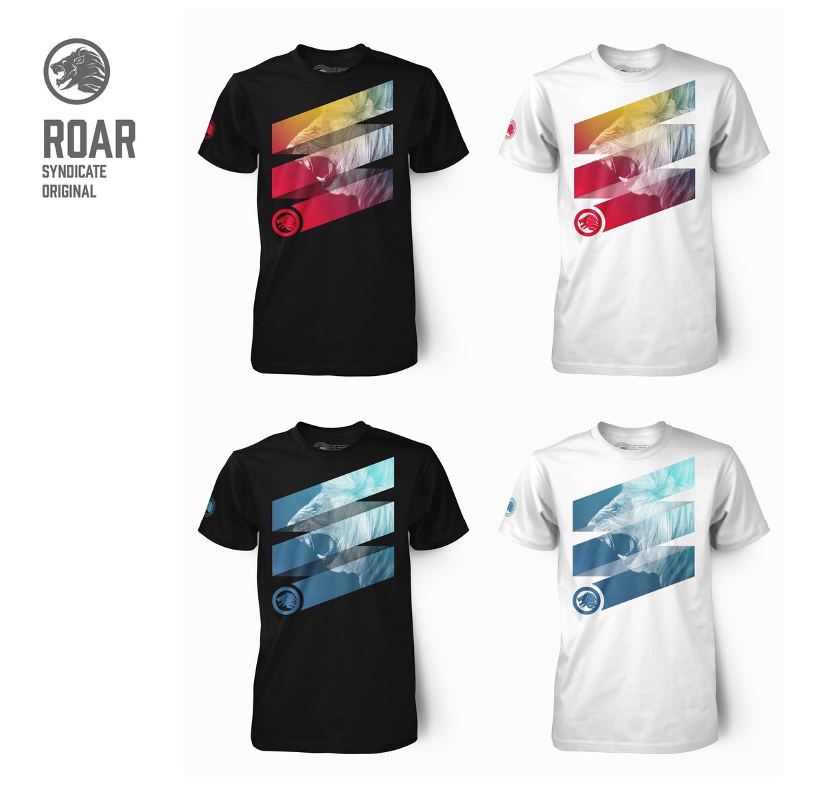 SyndicateOG's tweet image. ROAR! T-shirts available at syndicateoriginal.com Which is your favourite colour combination?