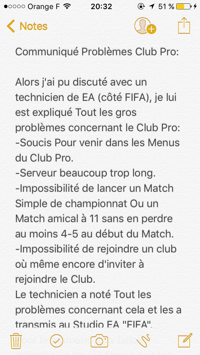 M_Nut19's tweet image. Communiqué sur les problèmes du Club Pro : @EA_FIFA_France @VPN_France_PS4 @FVPA_FR @CAFEDUCLUBPR0