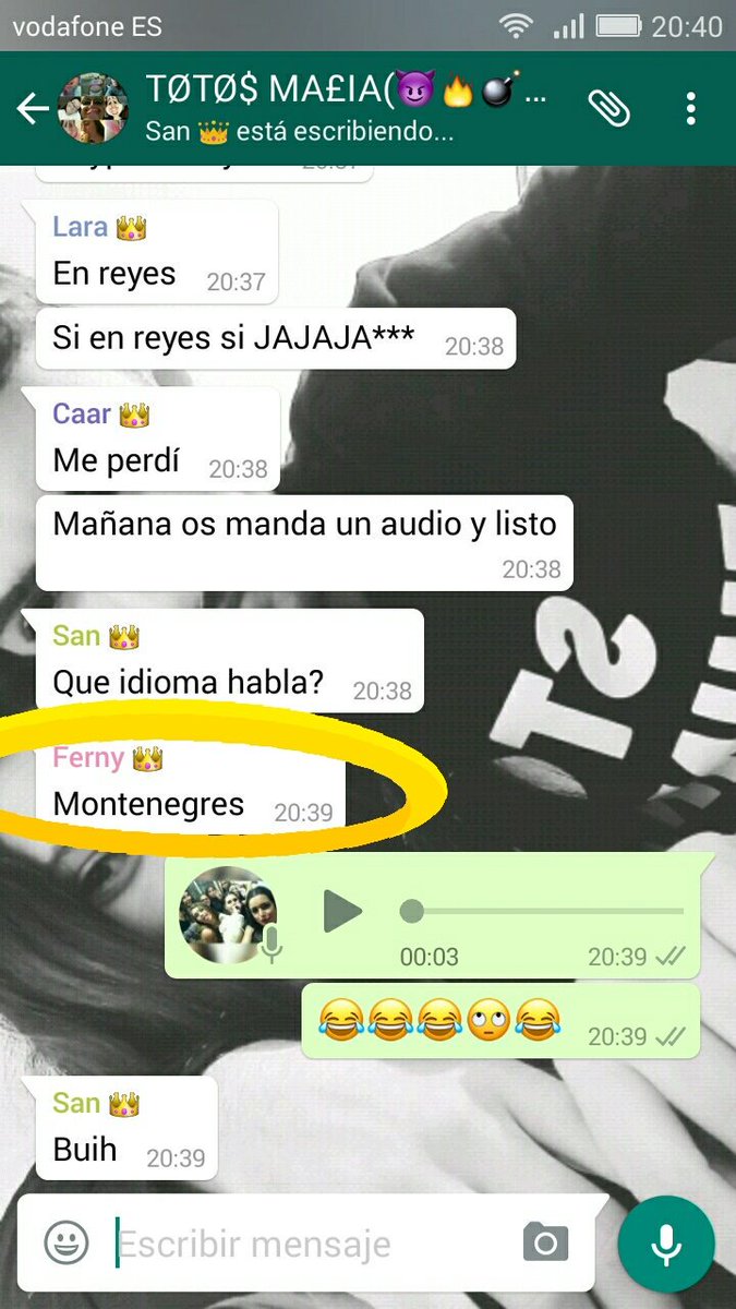 uxiamini99's tweet photo. O novo idioma @Carlagarciiia @r11_sandra @laurafermar99 https://t.co/dPiAtkUNMI