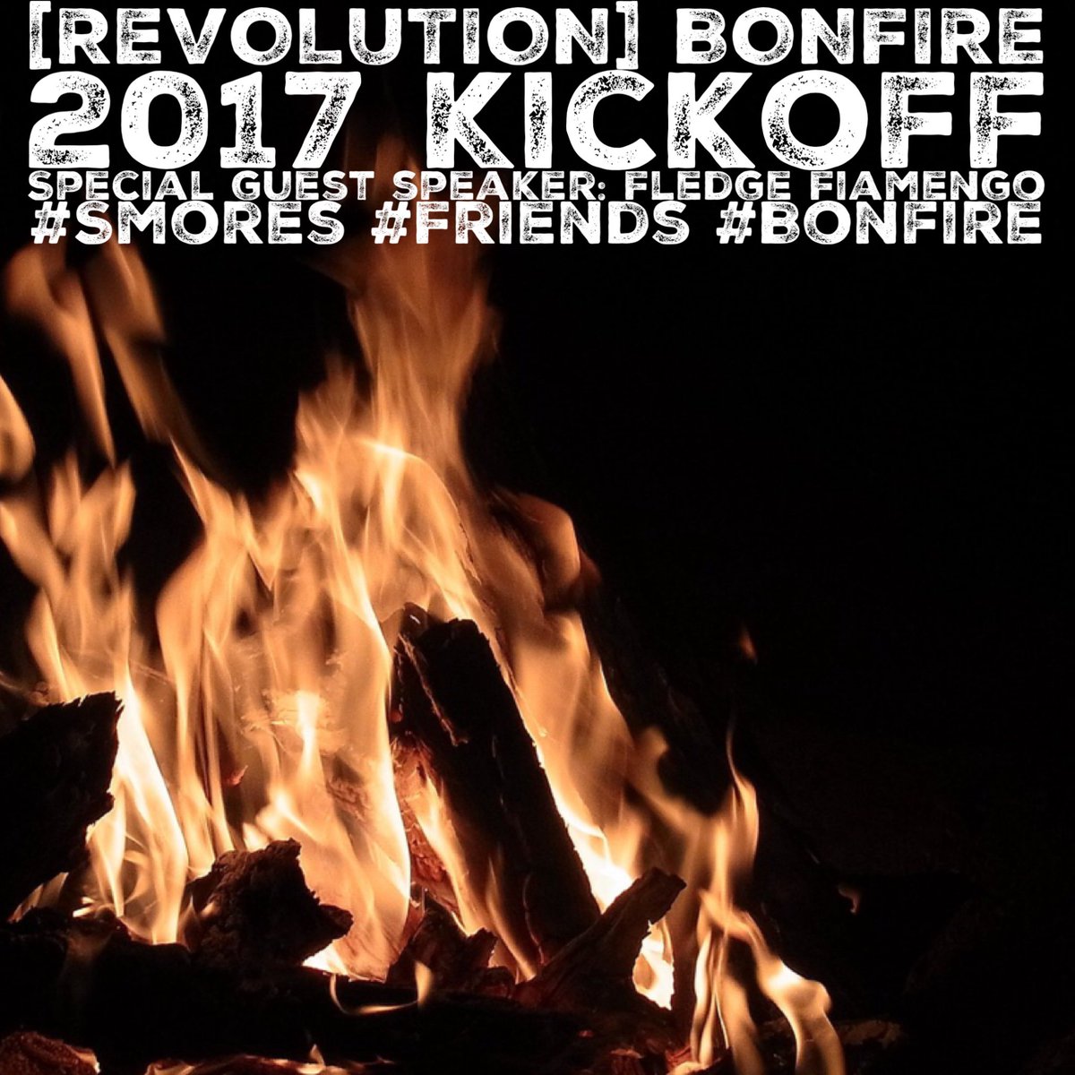 sonsafaris's tweet photo. Yay! @brianlarue: BONFIRE @ [REVOLUTION] 
this Wed. Night w/ special guest speaker:
@fledgefiamingo from @sonsafaris https://t.co/gEDiWwLHg1