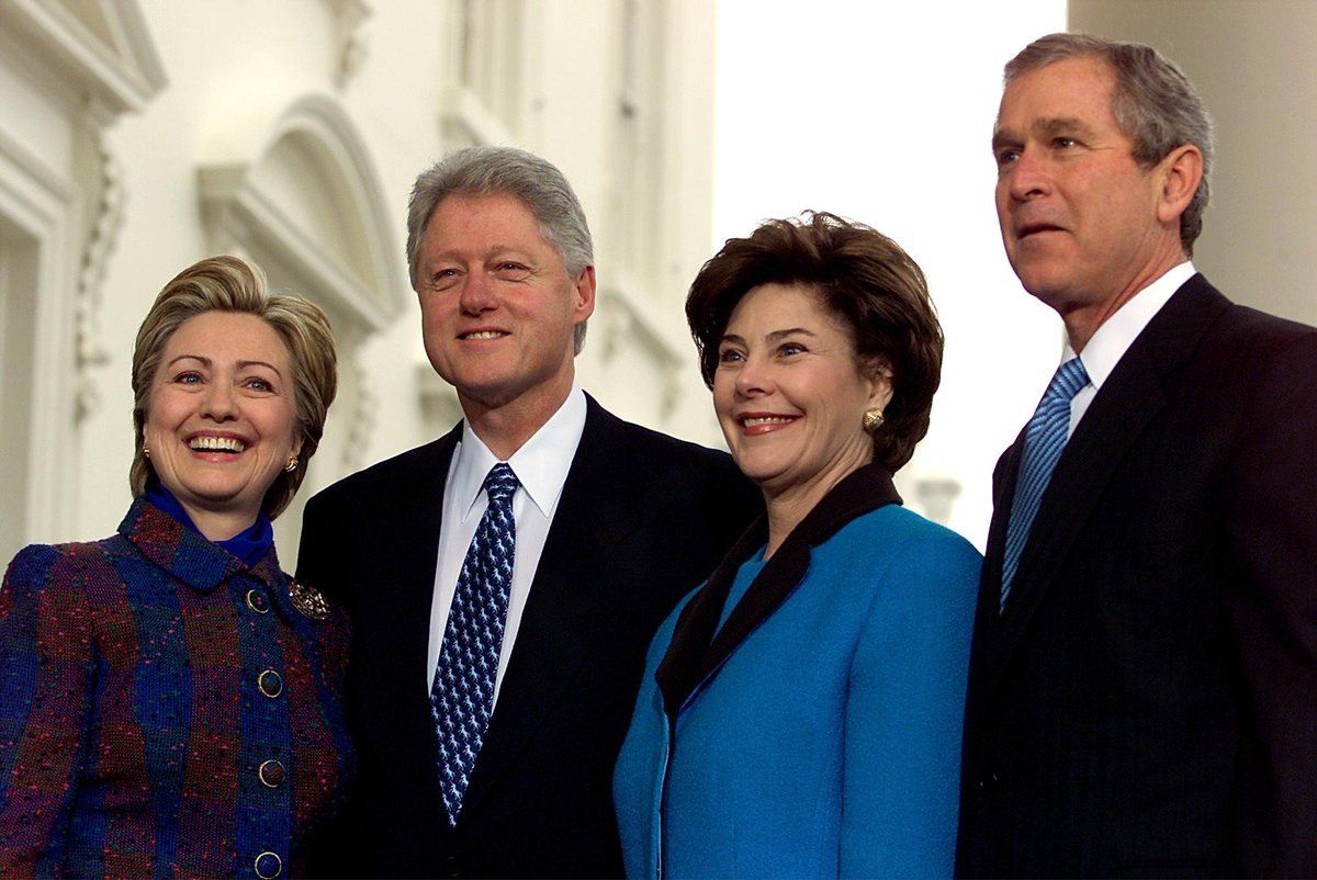 George W. Bush and Clinton's to attend Trump inauguration