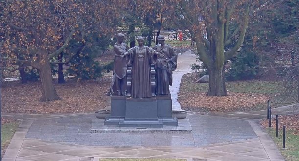 eucenter's tweet photo. Alma can't wait to have her students back and neither can we! See screen shot form the #almacam. Missing our @Illinois_Alma #Illini! #UIUC https://t.co/M3xxO0AqgO