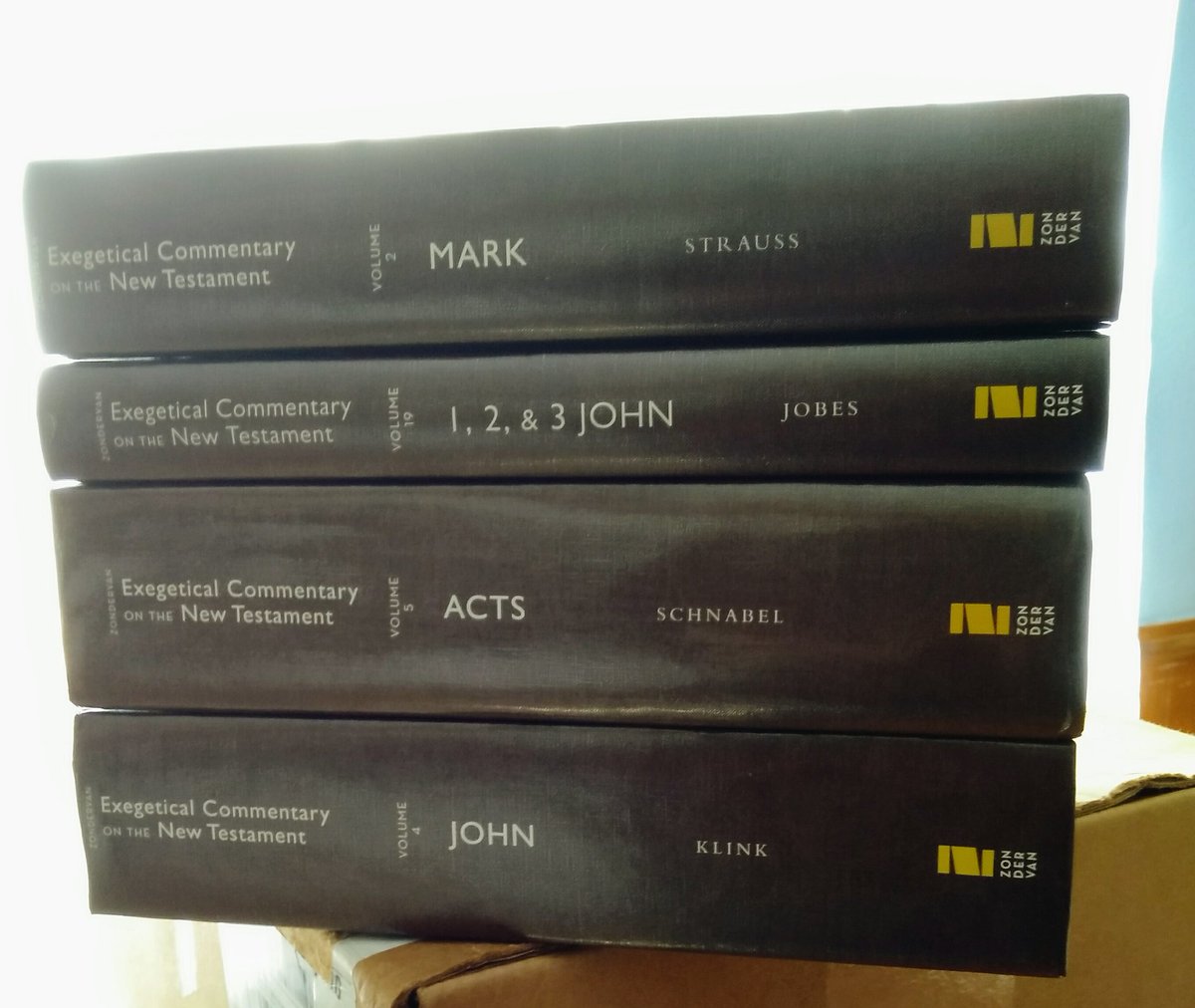 AJDTS's tweet photo. Happy New Year to me! Thank you for the #ETS16 discount @ZonderAcademic @ChurchSource https://t.co/ZenlDt4jP0
