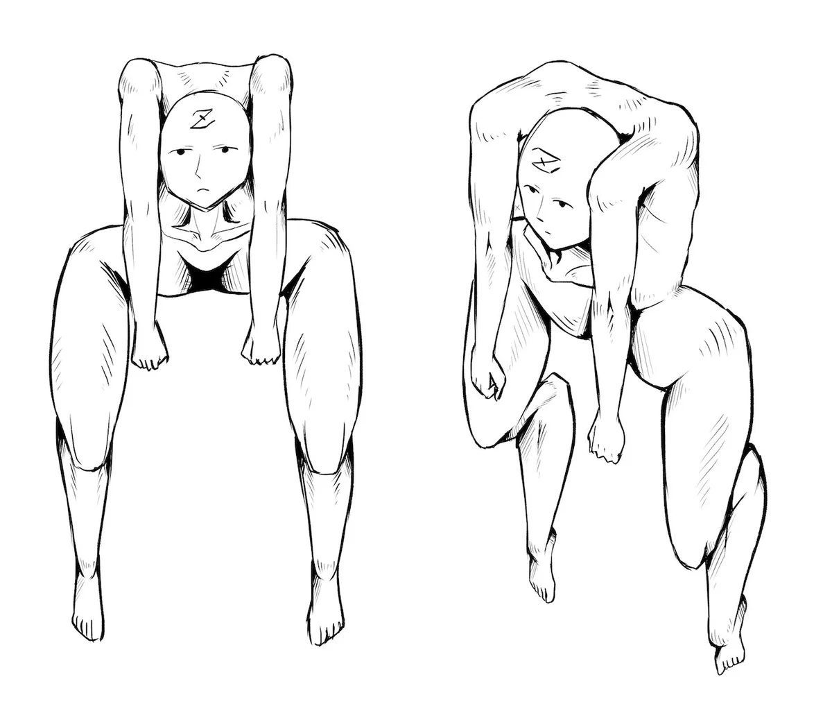 きもすぎるｗｗｗZガンダムの変形を人間で表したものがこちらｗｗｗ