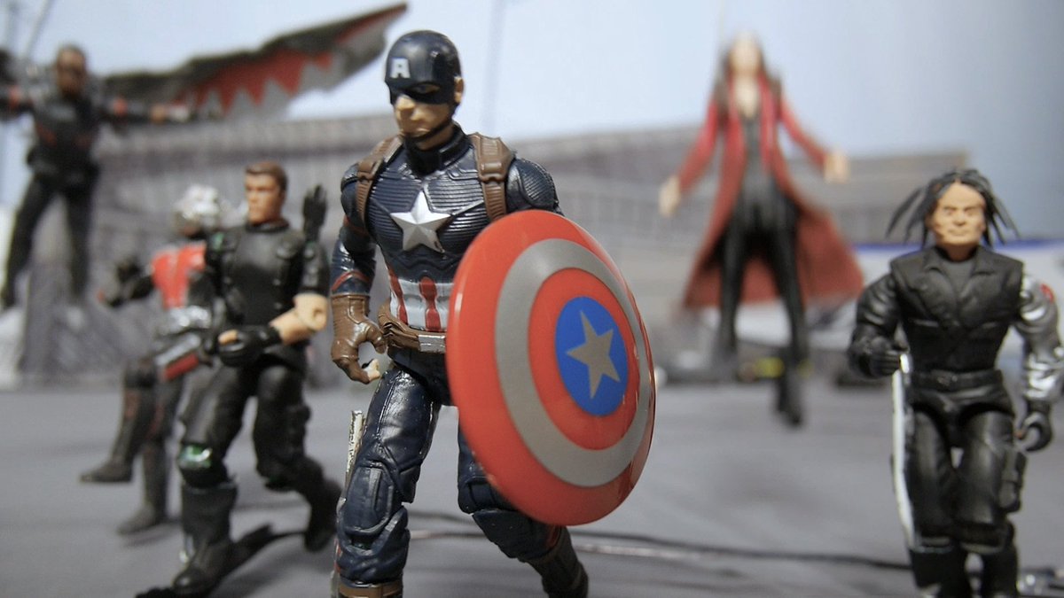 Homemade trailer 'Captain America'