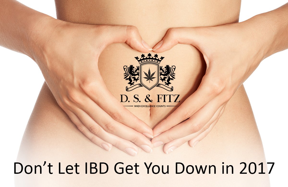 DSandFITZ's tweet photo. Don't Let #IBD Get You Down in 2017! Find out how D.S. &amp; FITZ strains can help alleviate IBD symptoms #MMJ #Cannabis https://t.co/lhVRSBaxHe https://t.co/dvMUIybIcW