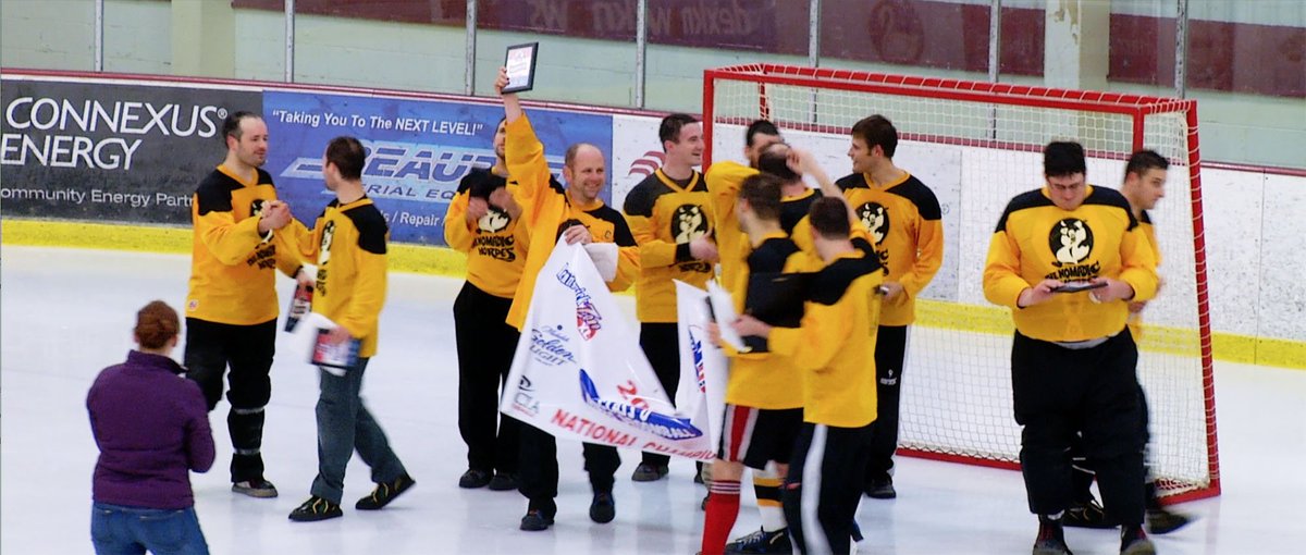 ClarksonUniv's tweet photo. The Nomadic Who? broomball documentary features #ClarksonU alumnus David Zarneke '91! Watch the trailer: https://t.co/nuOsr43AmN https://t.co/tIkTYeunFT