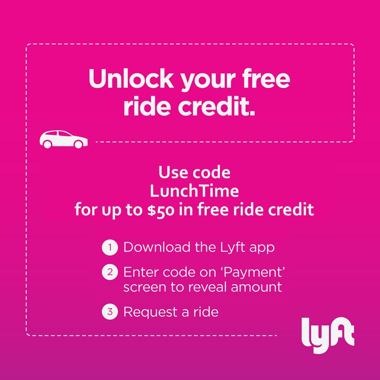 SocialAlertsSD's tweet photo. https://t.co/N17COJswcw < #Lunch in #SanDiego? Click and get up to $50 in ride credit! #SanDiegoFood #SanDiegoEats #SanDiegoFoodie #Foodi https://t.co/Qcq46URWMC