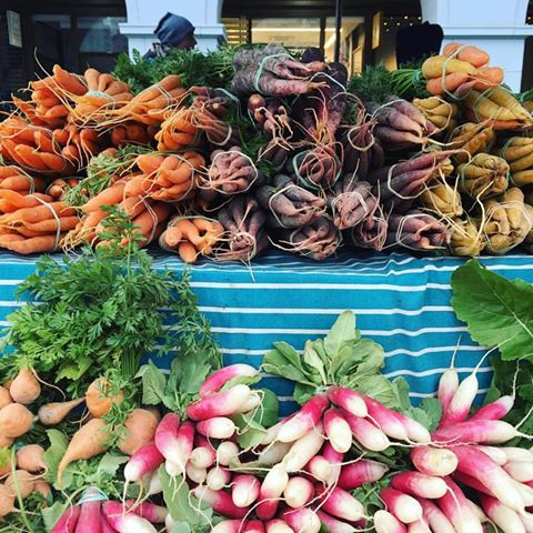 Rain or shine, our farmers are here! Get a healthy start in 2017 with fresh root veggies, greens, and more at today's market.