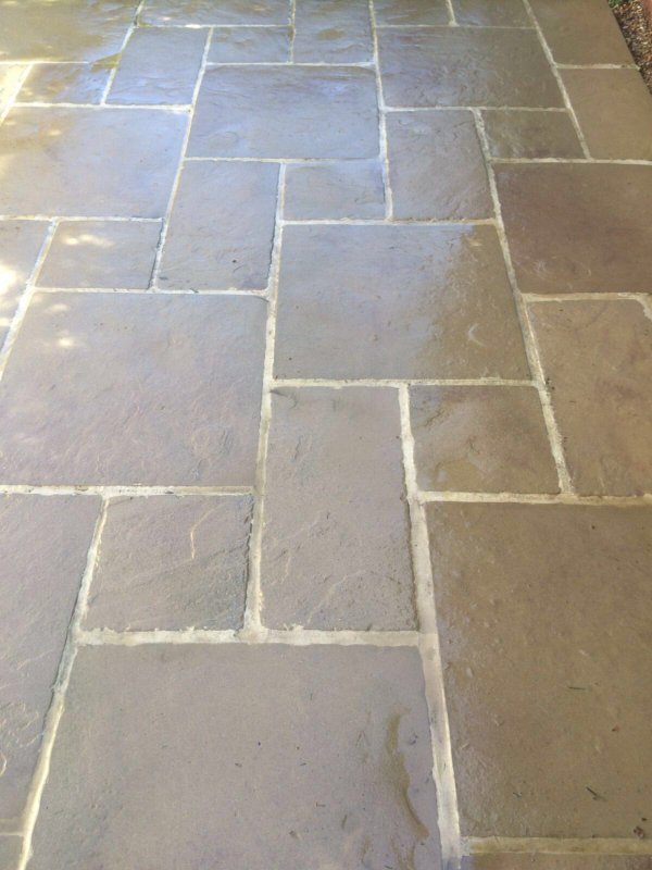 A transformed #patio from 'grubby' to 'as new'. Grime gone, slips gone, looks great! Book us today!