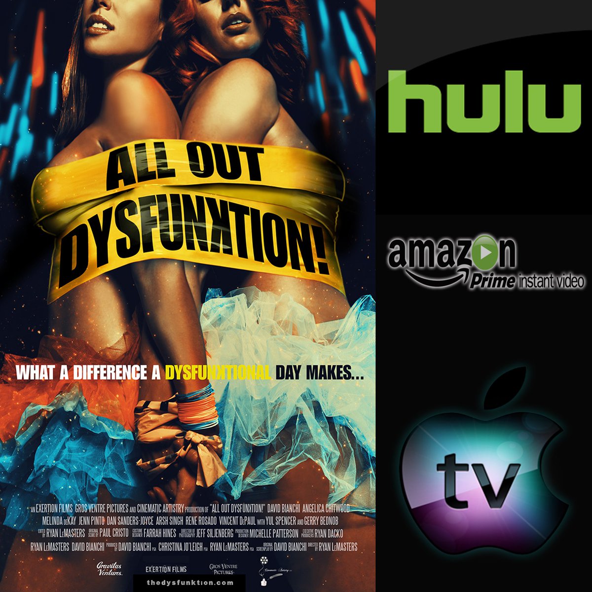 CinematicArt's tweet photo. @TheDysfunktion now available on @hulu and #AmazonPrime @AmazonVideo. https://t.co/GTf929qrGF
