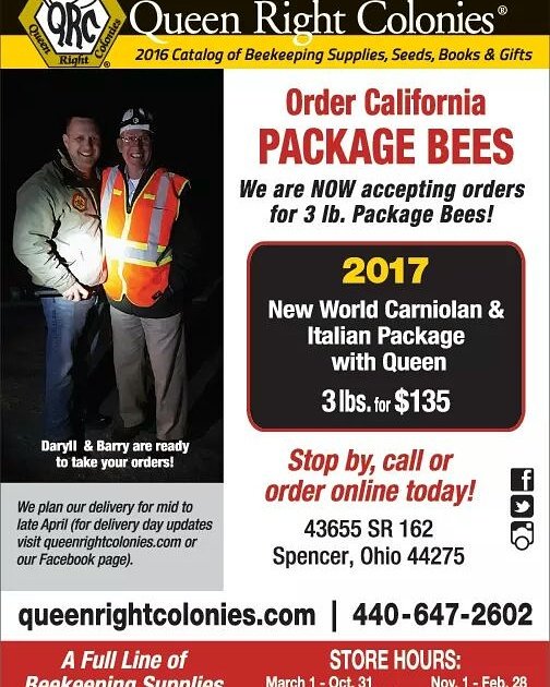 qrcltd's tweet image. Call or visit our website to get your orders in. #beekeeping #packagebees #honeybee