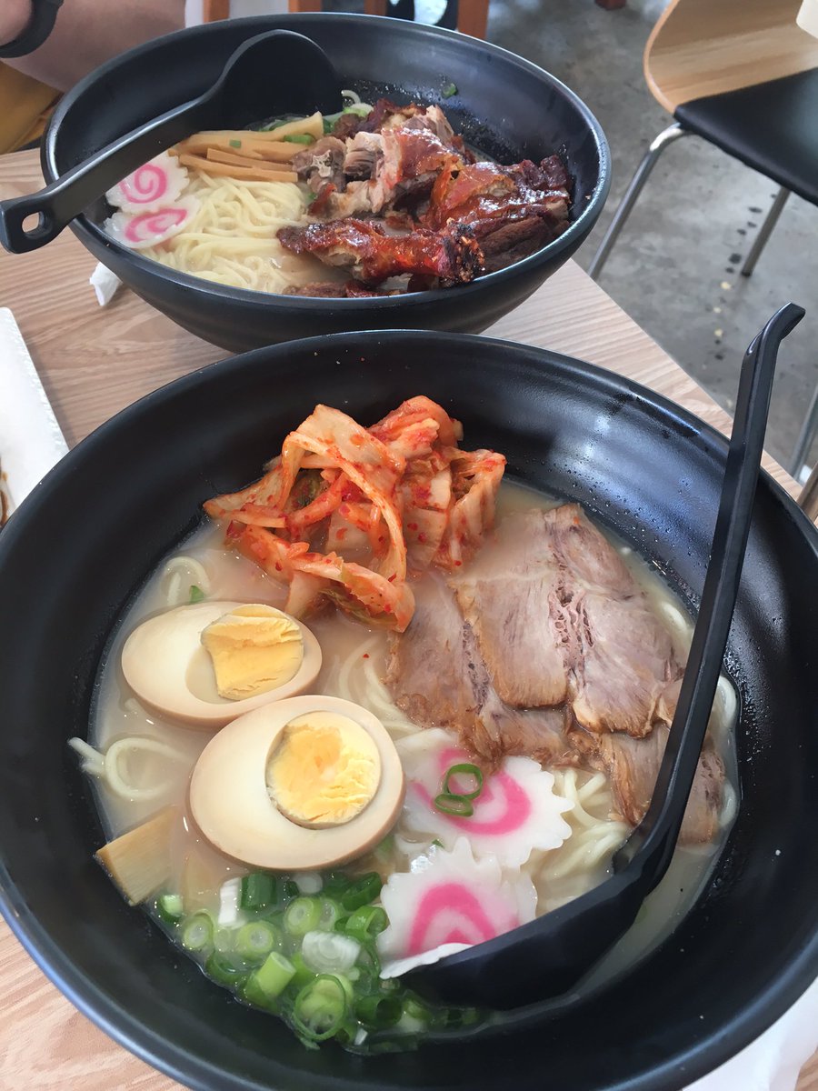 It's not always about fine dining sometimes it's just quick and delicious the Kimchi &amp; the Duck Ramen #komaramen #Hobart #foodieonholiday