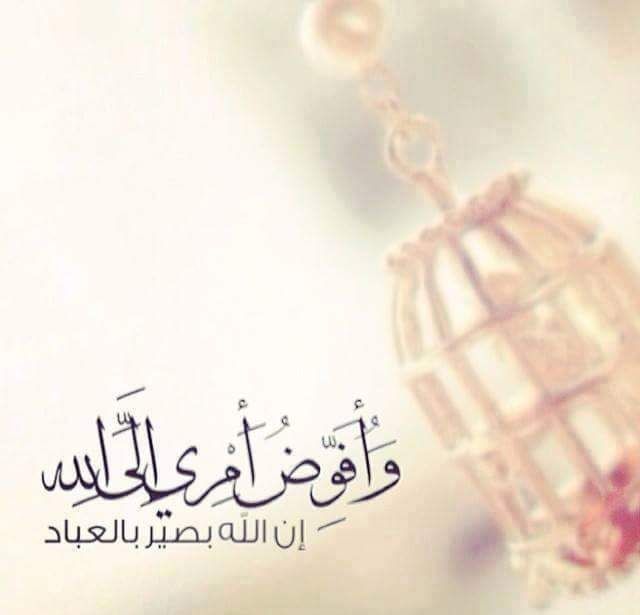 وأفوض أمري إلى الله Tumblr