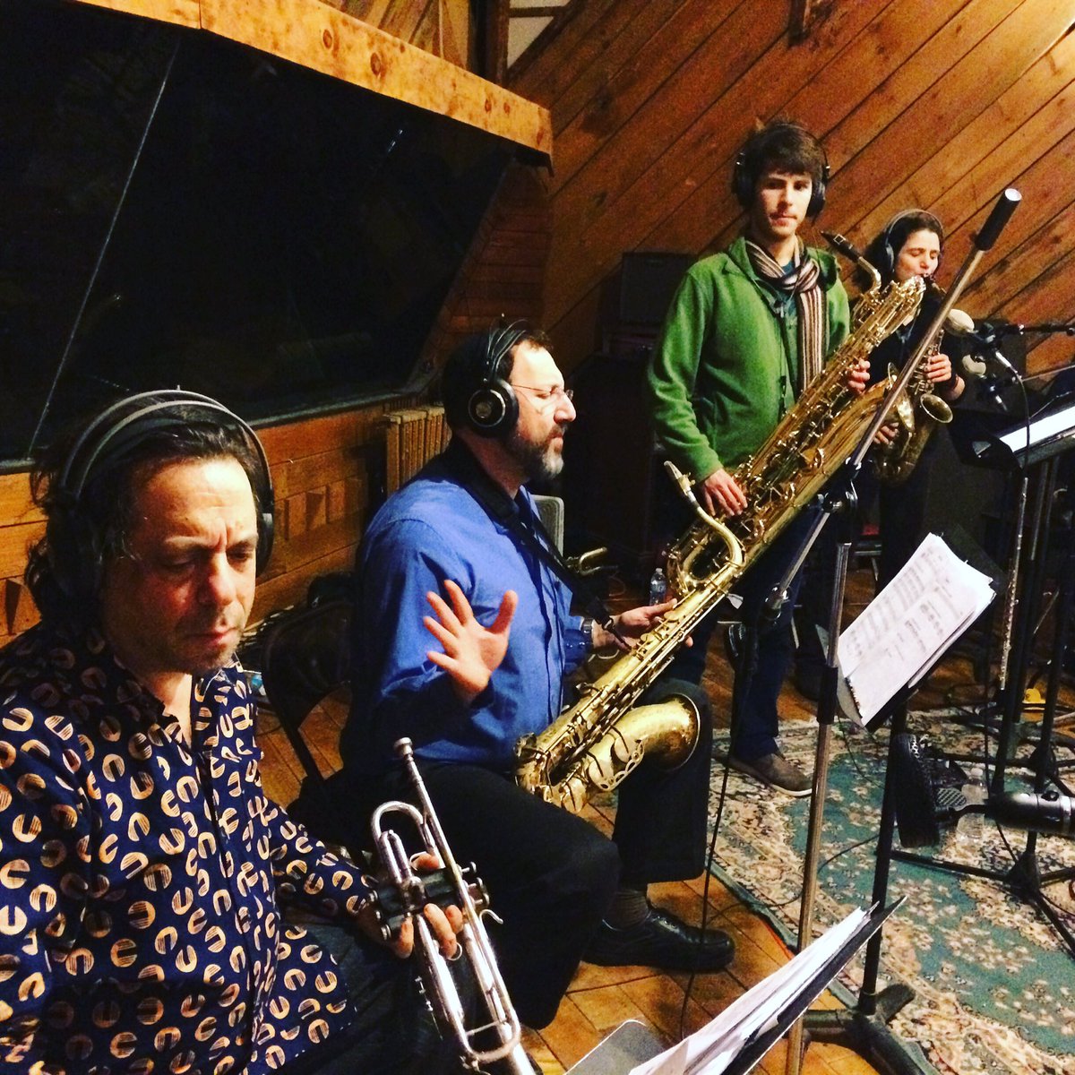 ZION80 horns working it out. <a href="/Tzadik_label/">TZADIK label</a> #JohnZorn #Masada