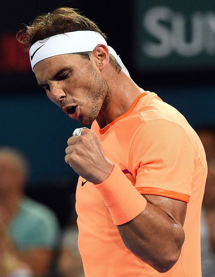 FansNadalARG's tweet photo. #BrisbaneTennis Nadal vs Dolgopolov (03/01/17) vía: getty. https://t.co/OhNTS1rvFK