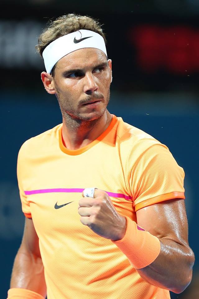 FansNadalARG's tweet photo. #BrisbaneTennis Nadal vs Dolgopolov (03/01/17) vía: getty. https://t.co/yB6bZs1IVI