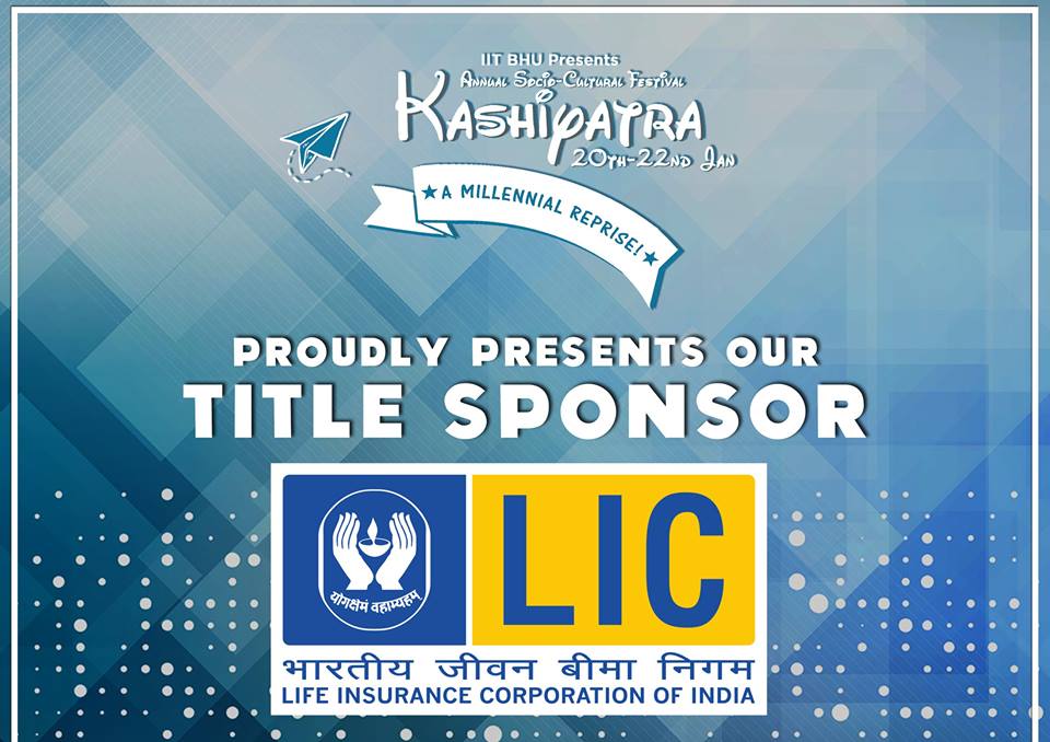 KY_IITBHU's tweet photo. #Kashiyatra' 17 proudly presents its #TitleSponsor #LIC. LIC believes that "Your #welfare is our #responsibility ".
#KY17 #90s #KYisComing https://t.co/KL3mPw8DF2