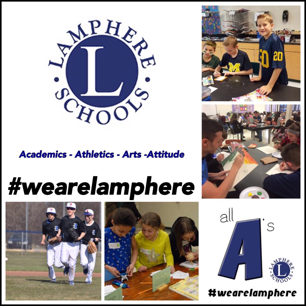 Open Enrollment begins tomorrow. ENROLL TODAY lamphereschools.org/enroll_today 
Academics, Arts, Athletics, Attitude 

#wearelamphere