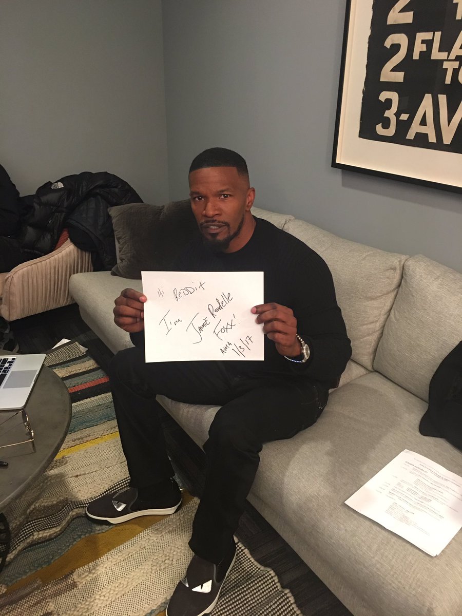 iamjamiefoxx's tweet photo. Doing an #AMA with @reddit right now... https://t.co/jvMGqNkgQj