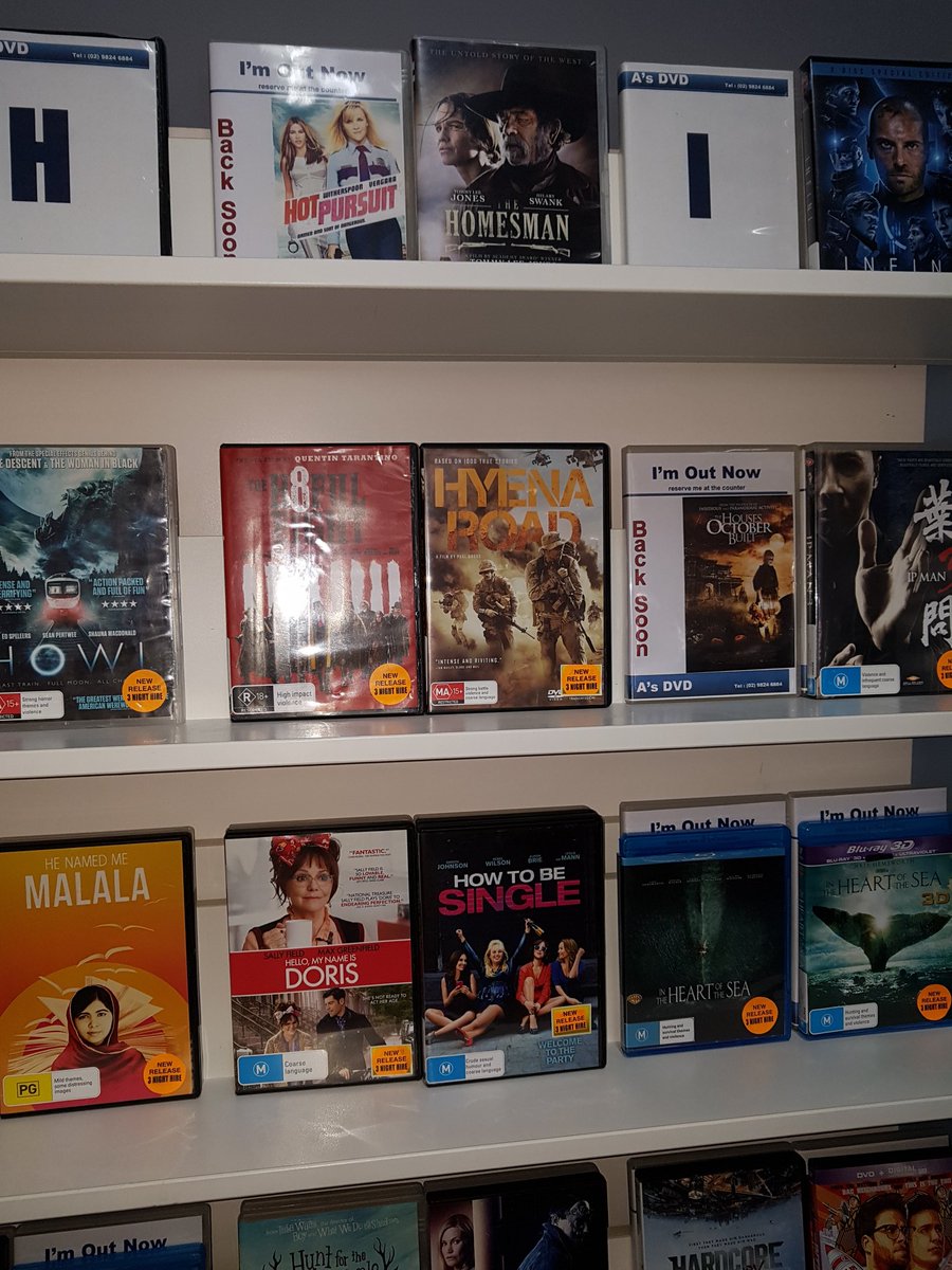 PaulGrossFansUn's tweet image. Yaaay A&apos;s DVD Rentals Kearns Has @PaulGross_ #HyenaRoad To Rent On The Shelf ...