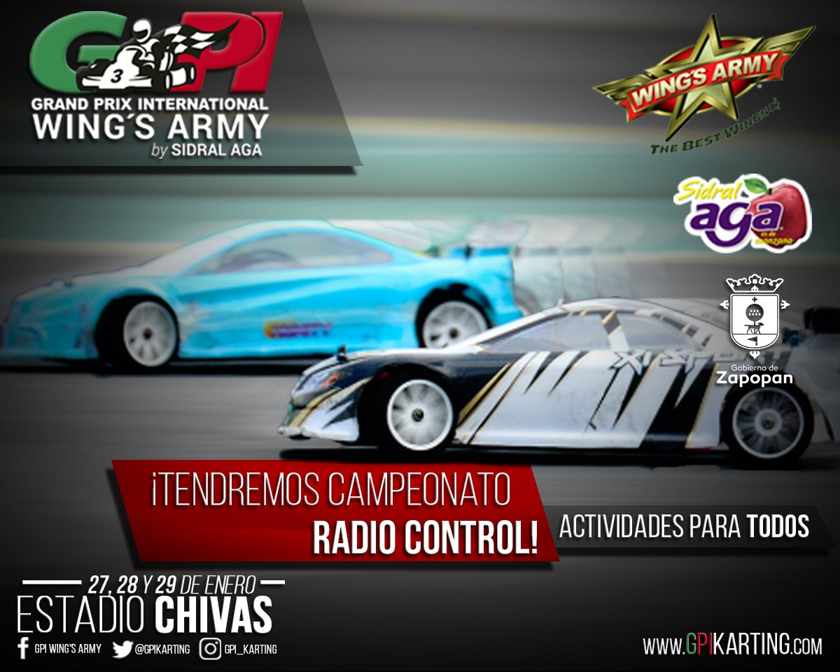 GPIKARTING's tweet image. En #GPI2017 habrá un campeonato RADIO CONTROL para ser un festival de automovilismo de todos los tamaños🕹🚗
Regístro goo.gl/2KxT45