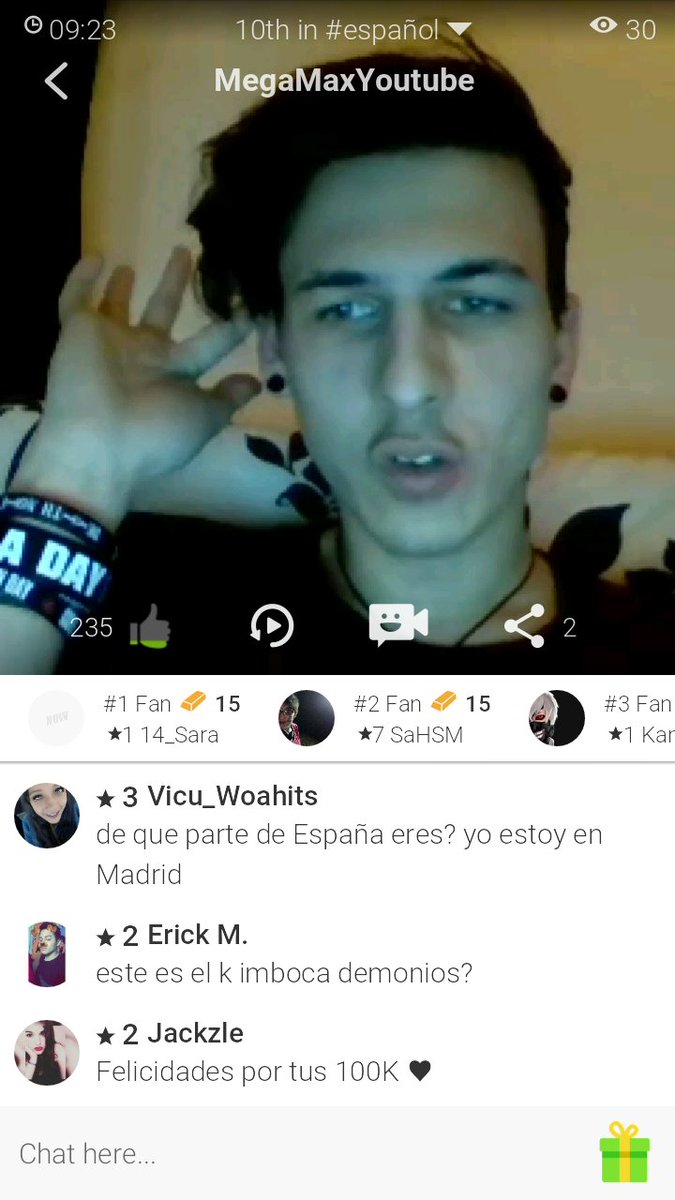 Jackzle's tweet photo. @MegaMax En directo !!!
Corran a verlo ! ♥
Y donde dejaste a @escueladereyes ?! 
Haha igual los amo ! ♥ https://t.co/vWohANp6Mj