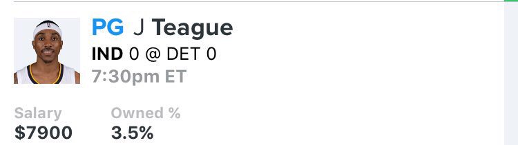 AhmerzDFS's tweet image. If Jeff Teague doesn't get 40 Fanduel points (minus injury) I'll give away 5 season passes to 5 people who retweet this and follow me.