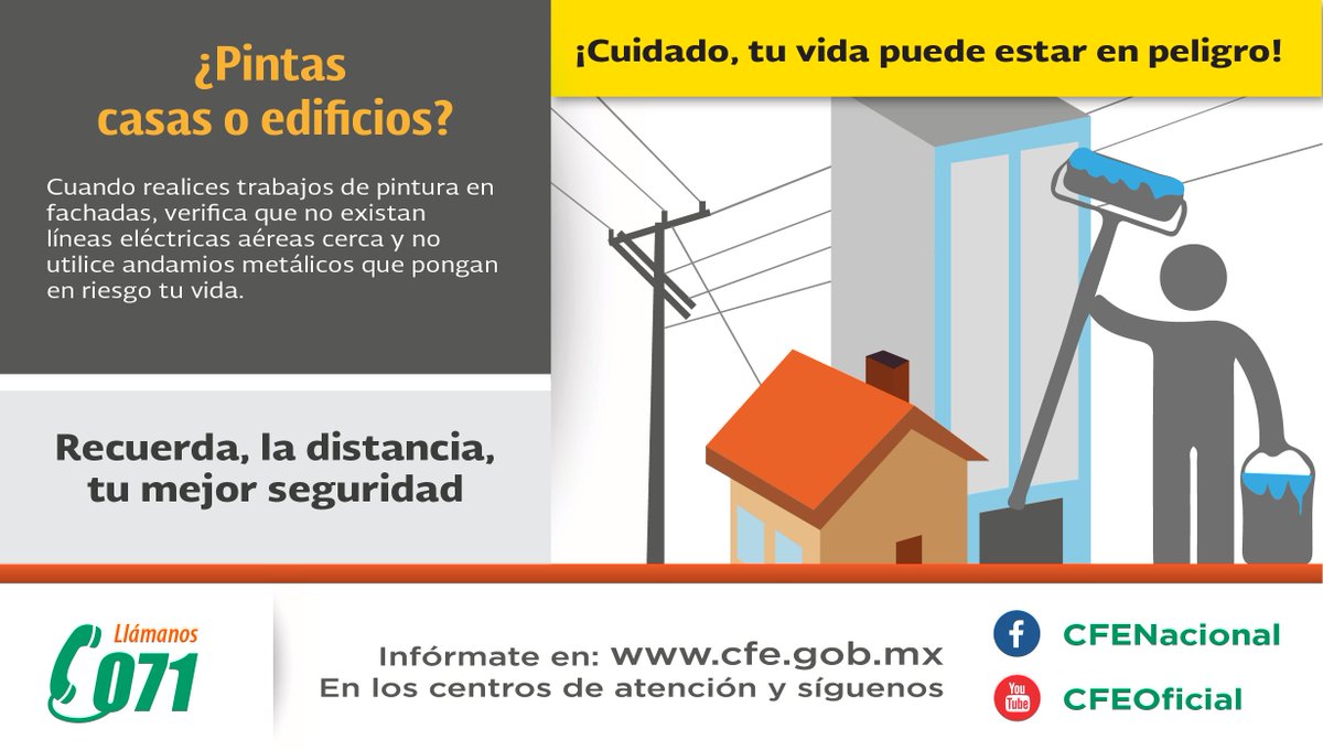 CFEmx's tweet photo. Este consejo te damos porque SI #VivesConSeguridad entonces #ConSeguridadVives https://t.co/CUFnVLD9t4