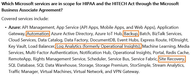 satya_vel's tweet photo. Starting the new year right! All #MSOMS services in-scope for HIPAA compliance. Details found here: https://t.co/mzQfMc5yyy

#HIPAA https://t.co/LSiltbJizR