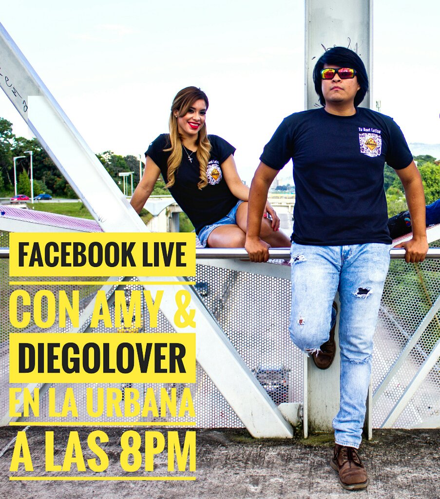 Esta Noche🌙 🎥 #FacebookLive en La Urbana 🎧 94.9FM
<a href="/diego_lover/">Diego Molina</a> &amp; <a href="/Amy_MejiaH/">Amy Mejia</a> Saludos y Canciones 🕗 08:00PM facebook.com/laurbana949/