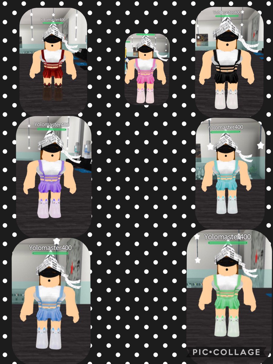 RobloxModeling's tweet image. Yolomaster400 modeling -
Variety colors
Straps on chest and upper stomach
Kitty shoes in variety colors.