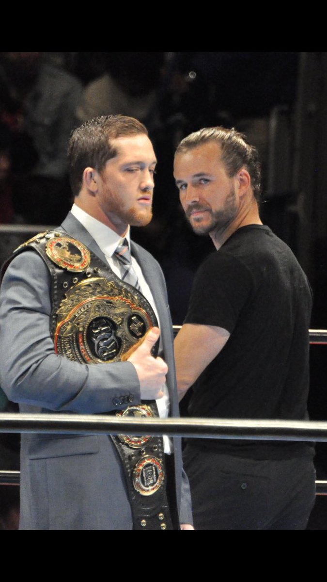 AdamColePro's tweet image. As @JRsBBQ would say..."It don't get no bigger than this." #ColevsOReilly continues in the Tokyo Dome at #WrestleKingdom11 #ThreeTimeChamp