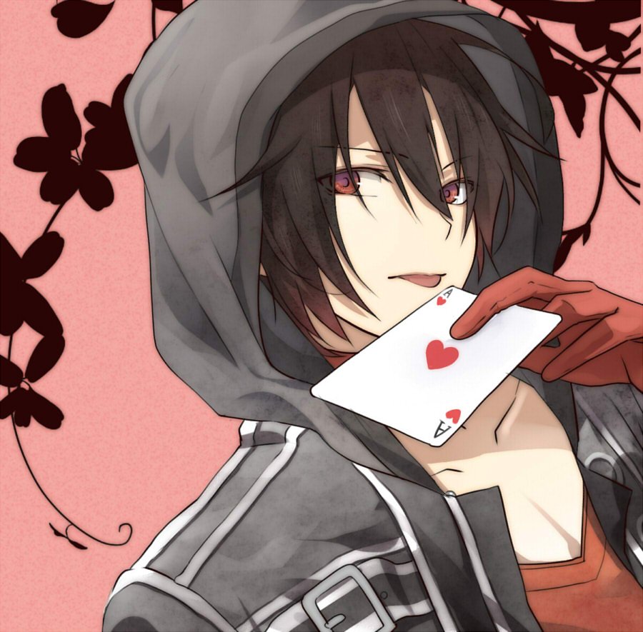 a drawing of a cute anime girl holding a card - Arthub.ai