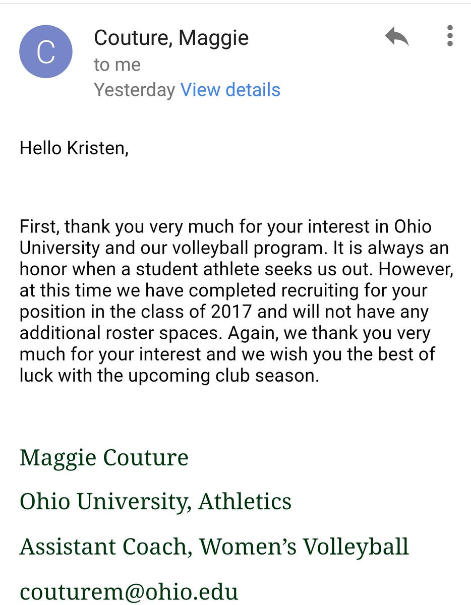 College_Reject's tweet image. Calm down, Maggie. This isn't Ohio State