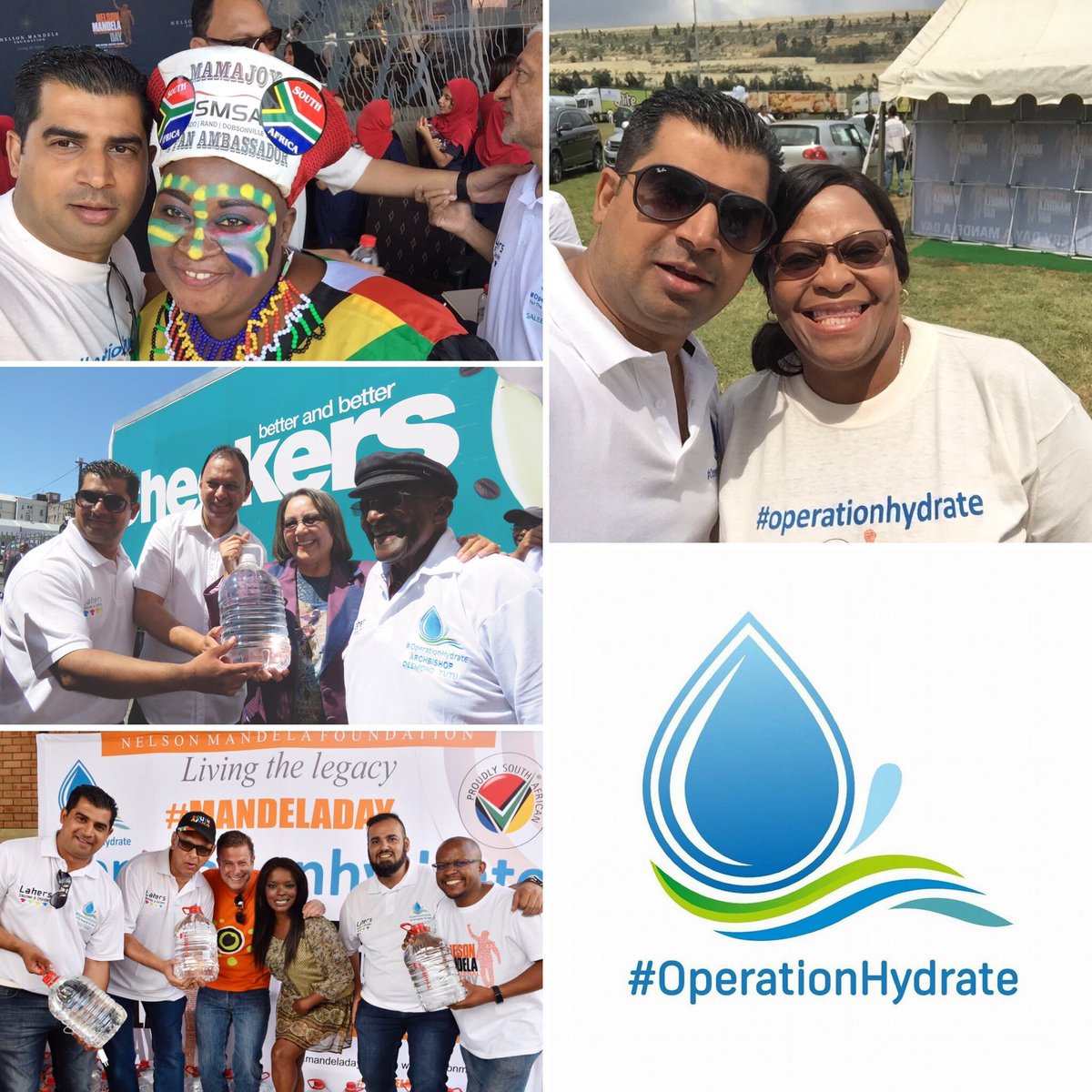 yaseentheba's tweet photo. Today we celebrate a year of "#Ubuntu in Action" #OperationHydrate
#OperationSA @HydrateSA @OperationSA1 https://t.co/KFSNhsL6TI
