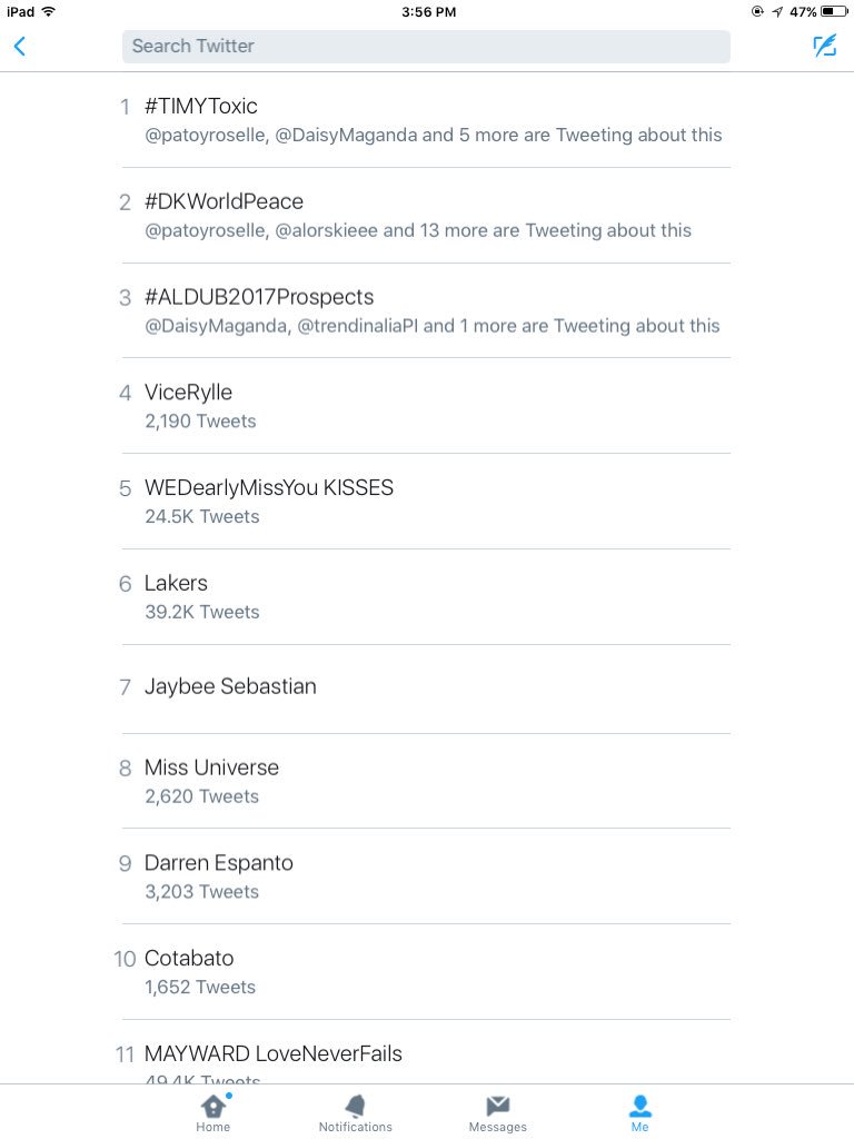 TeamJcos_Negros's tweet photo. #DKWorldPeace is now trending on the 2nd spot! Maraming salamat sa mga naki-tweet. https://t.co/WIjdxyryCb