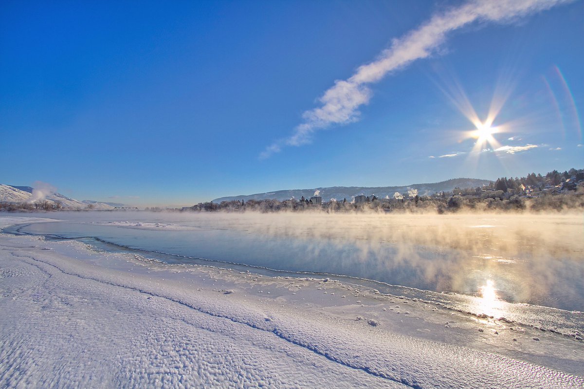 Today's weather report: cold. 
#kamloops #kamloopsnow