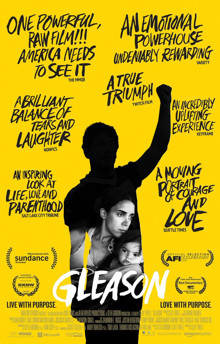 GLEASON is streaming free on <a href="/amazonprimenow/">Amazon Prime Now</a>. It will tear your heart to pieces &amp; put it back together again. Bigger. Don't miss this one.