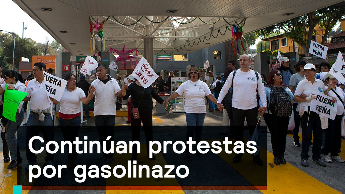 Las protestas por el gasolinazo siguen, con mayor o menor intensidad