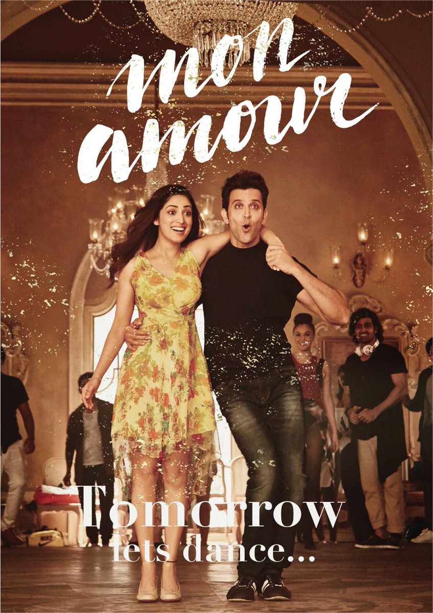 iHrithik's tweet photo. The point of dance is to never see d audience. Dance is internal joy. Dance just for you and your mon amour. Are u ready? #MonAmourTomorrow https://t.co/9WMb2bK58e