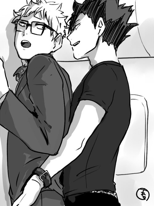 お客様～ッ💦💦クロ月 