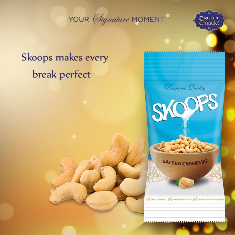 signaturesnacks's tweet photo. Make your break totally #awesome with Skoops Salted #Cashews #instalike #signaturesnacks #healthybelike 😍😍😋😋 https://t.co/vh4BFGxwZg