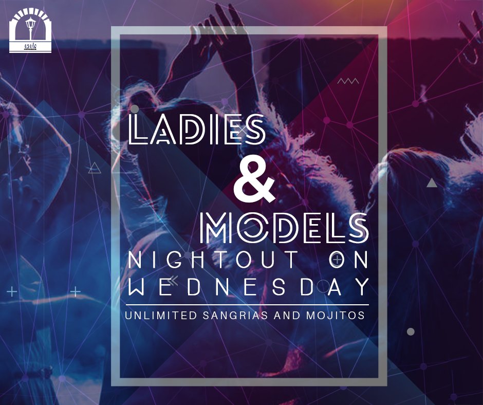 Asadococktailst's tweet photo. It’s time to let your hair down and party all night long with your girl squad.

#LadiesNight #Wednesday #Sangria #Mojito https://t.co/UD635NB78U